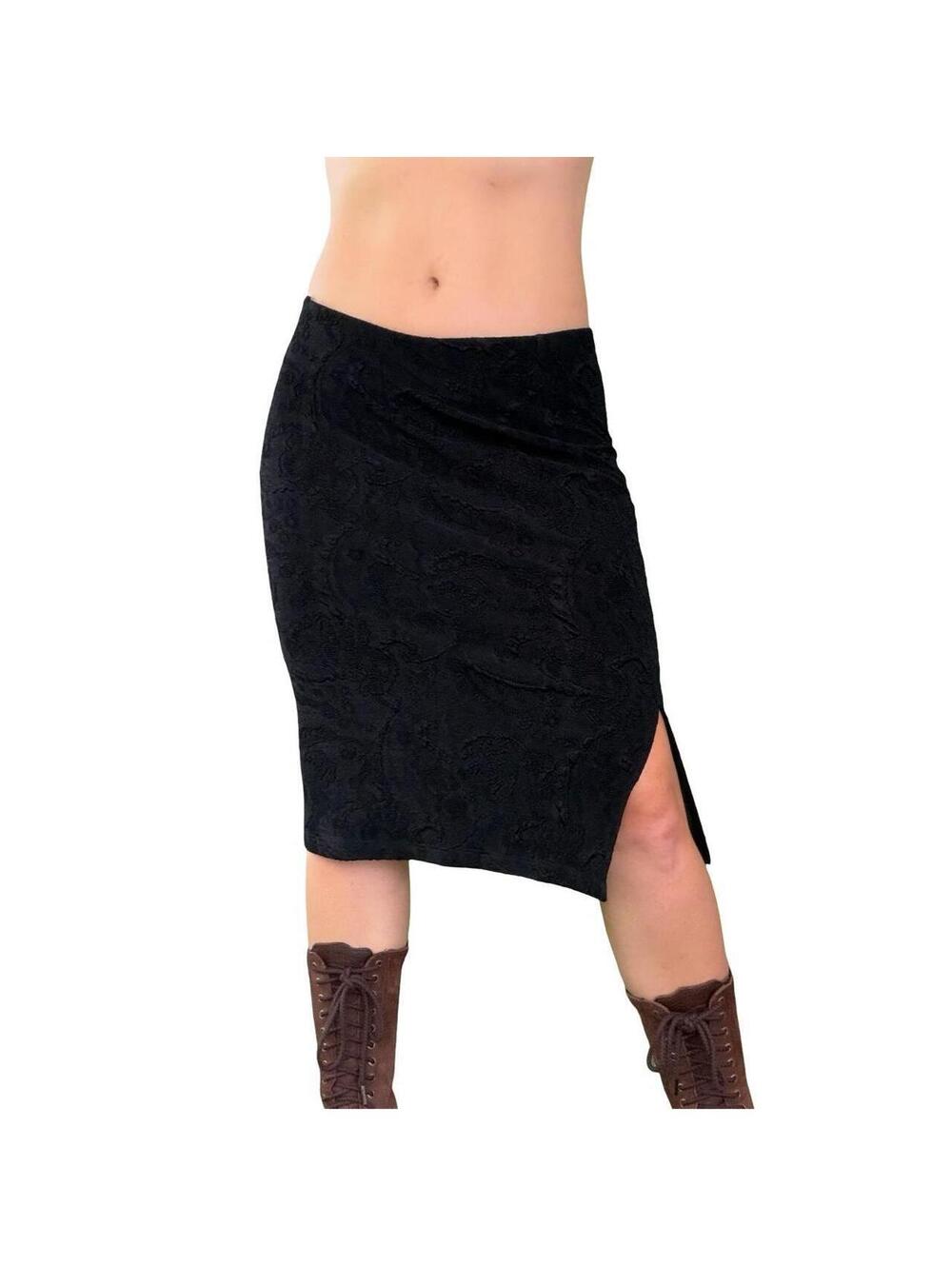 Y2K TRAD GOTH MINIMALIST SKIRT